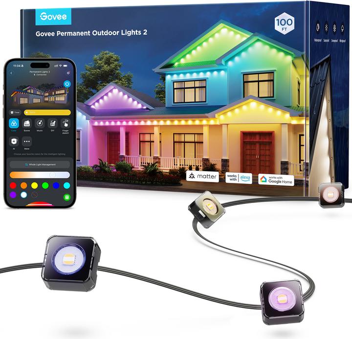 Govee Permanent Outdoor Lights 2 - 30M (480 lm, IP67)