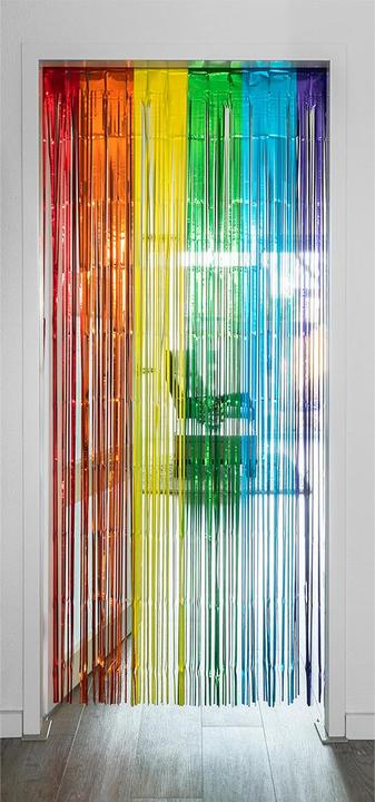 Produktbild Boland Folienvorhang metallic Regenbogen 200x100cm