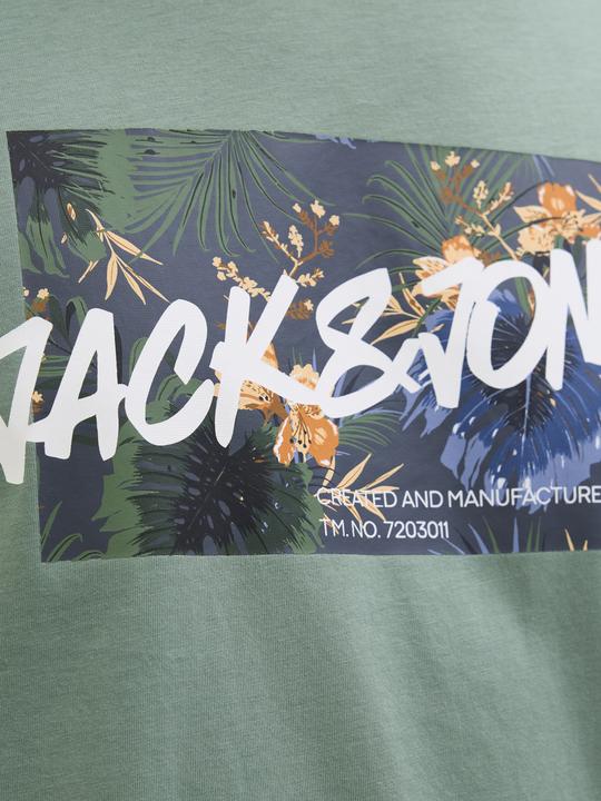 Actual product image Jack & Jones Jjhawaii Shape Tee Ss Crew Neck Ln (S)