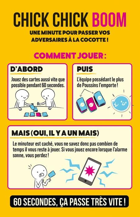 Label énergétique Exploding Kittens Chick Chick Boom