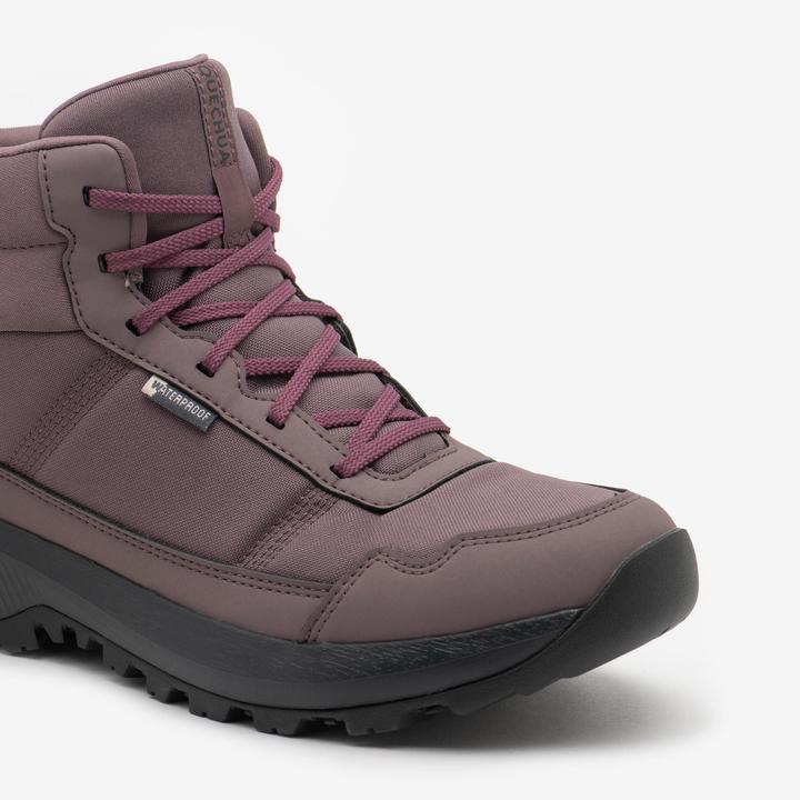 Produktbild Quechua Wanderschuhe Damen halbhoch wasserdicht - NH100 WP violett (42)
