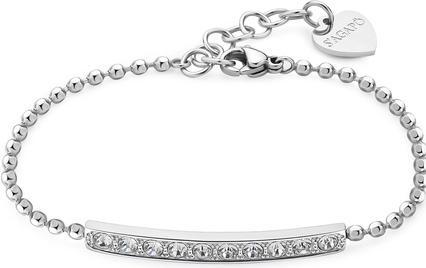 Produktbild Sagapo S'AgapÃµ - Dazzly SDZ11 Dazzly Clear Crystal Dazzling Steel Bracelet (18.50 cm, Edelstahl)