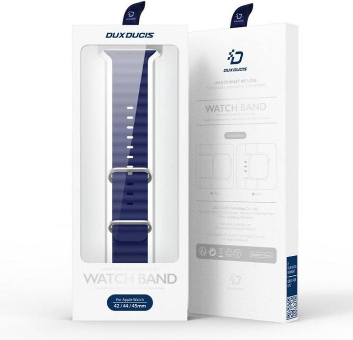 Produktbild Dux Ducis Strap Watch Strap 8 / 7 / 6 / 5 / 4 / 3 / 2 / SE (41 / 40 / 38mm) Silicone Band Bracelet N (40 mm, 38 mm, 41 mm, Silikon, Apple Watch Series 2, Apple Watch Series 3, Apple Watch Series 1, Apple Watch Series 4, Apple Watch Series 5, Apple Watch Series 6, Apple Watch Series 7, Apple Watch Series 8, Apple Watch Series 9, Apple Watch SE)