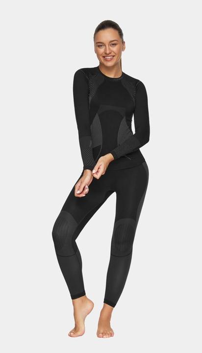 Actual product image No Name Thermoactive women's underwear Alpinus Active Base Layer Set black-grey GT43253 (XL)