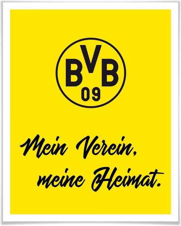 Actual product image Borussia Dortmund BVB My club, my home (24 x 30 cm)