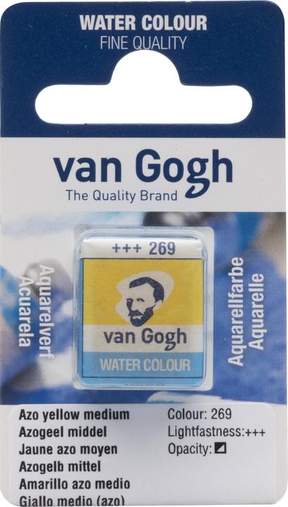 Van Gogh Aquarelle 569 Jaune azo moyen, 1 pièce (Azogelb Medium, 1000 ml)