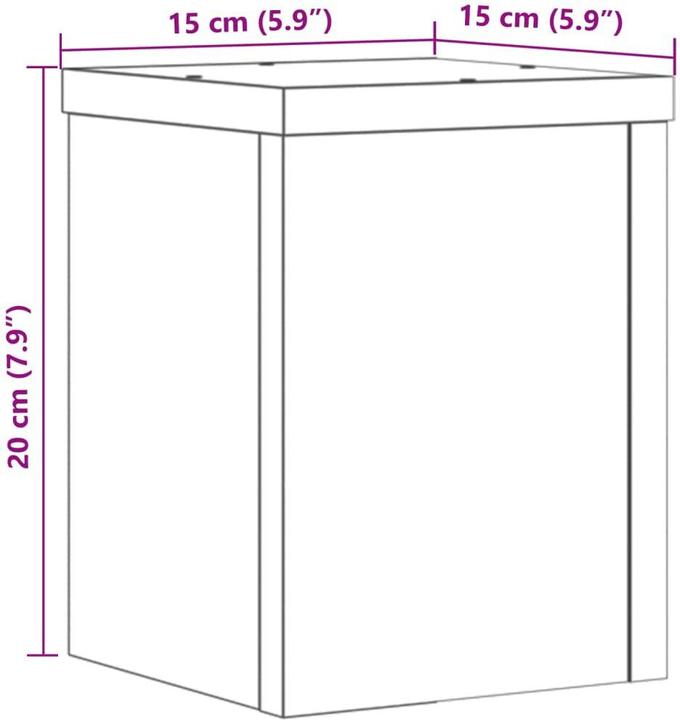 Actual product image VidaXL Plant stand 2 pcs.