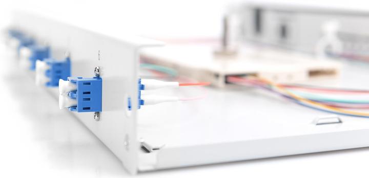 Actual product image Digitus Fiber Optic Splice Box, Equipped, LC, OS2 (S/UTP, CAT6, 0.28 m)
