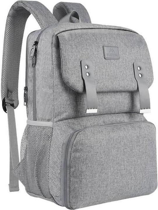 Produktbild Matein Laptop Backpack / Lunch Bag 15.6" 1161 USB Grey (23 l)