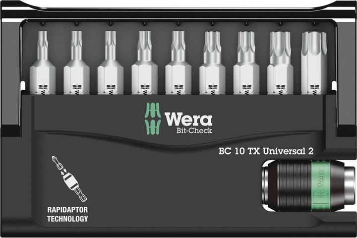 Productafbeelding Wera Bitset 10 stuks 8667-9/Z TORX (Zeskantbus TX M10, Zeskantbus TX M15, Zeskantbus TX M20, Zeskantbus TX M30, Zeskantbus TX M6, Zeskantbus TX M8, Zeskantbus TX M9, Zeskantbus TX M25, Zeskantbus TX M40)