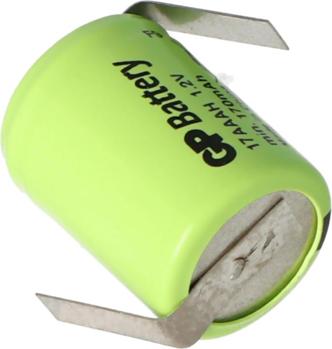 Immagine prodotto AccuCell Batteria KAN 1/3AAA Micro con etichetta a saldare a Z (1 pz., 1/3 AAAA, 150 mAh, Batteria + Caricabatterie)