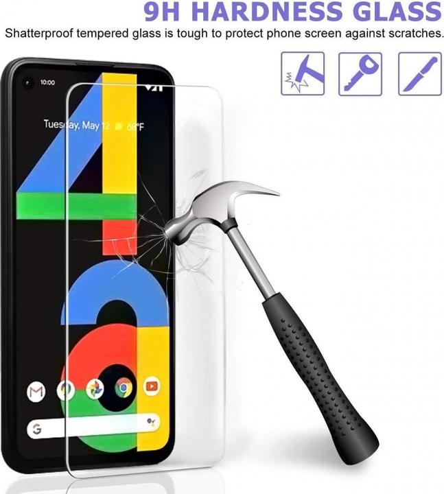 Image du produit Screenguard Google Pixel 4a Protection en verre blindé Case Friendly Design (1 pièce(s), Google Pixel 4a)