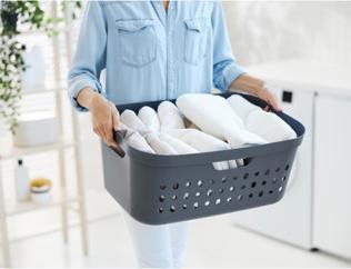 Productafbeelding Rotho Wasmand "Jona" 39 l antraciet (39 l)