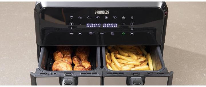 Actual product image Princess 182074 Double Basket Aerofryer (EU plug)