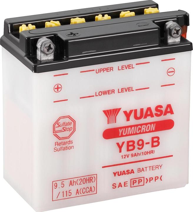 Produktbild Yuasa YB9-B (12 V, 9.50 Ah, 115 A)
