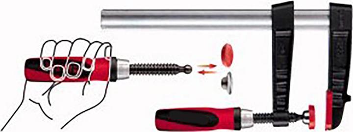 Actual product image Bessey Malleable cast iron screw clamp TG-2K (600 mm)