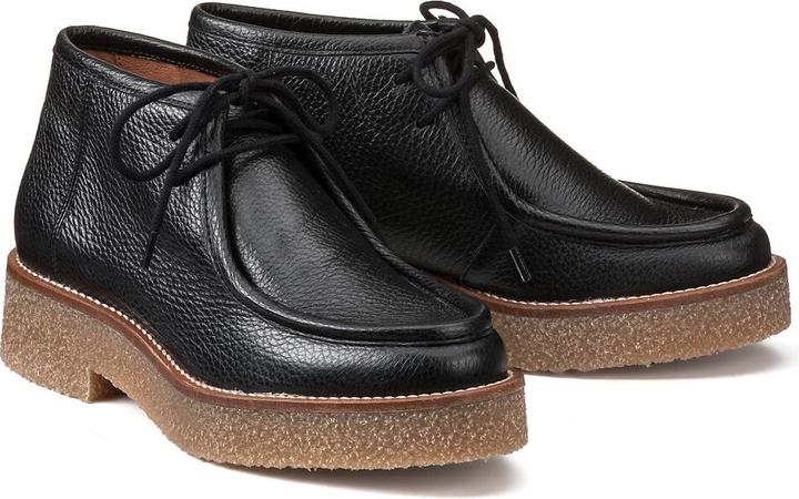 Actual product image La Redoute Collections Leather derbies with crepe soles (41)