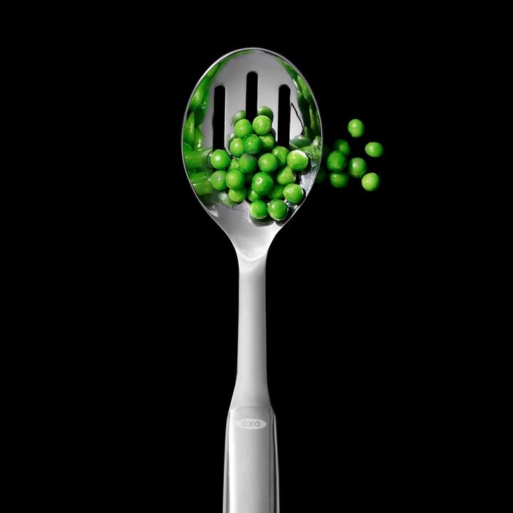 Actual product image OXO Steel serving spoon with slots, 28cm (Serving spoon)
