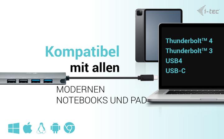 Produktbild i-tec Nano (USB-C, 9 Ports)
