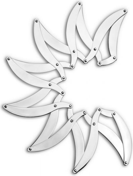 Actual product image Alessi Saucepan trivet platinum (1 x, Pan coaster)