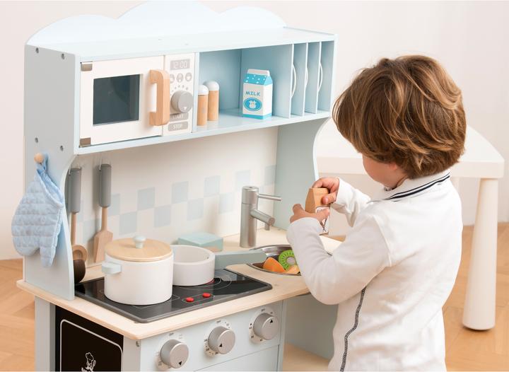 Produktbild New Classic Toys Küchenzeile - modern mit kochfeld