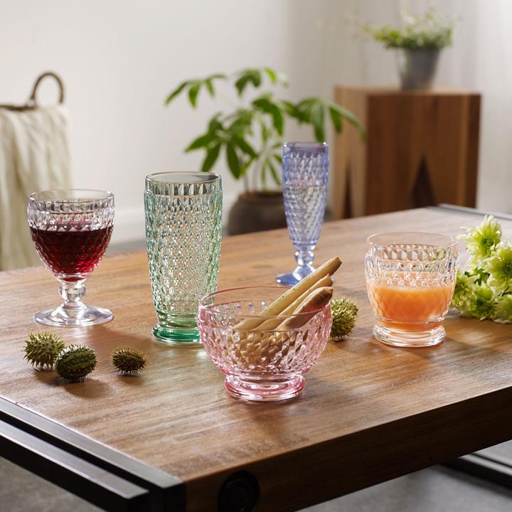 Sektkelch blue, Set 2tlg. Boston coloured (12 cl, 2 Gläser, Sektgläser)