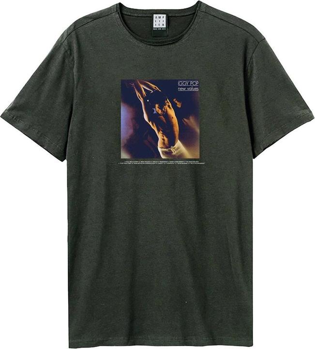 Actual product image Amplified Unisex Adult New Values Iggy Pop Back Print T-Shirt (XXL)