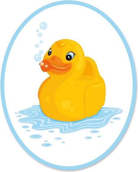 Actual product image Familie von Quast Toilet lid sticker - Toilet Sticker Duck