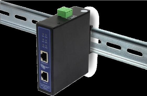 Actual product image Allnet PoE Injector Industrial MultiGigabit - PoE BT with Power Booster (15.4W/30W/90W) - DIN - ALLN (802.3af (PoE), 802.3bt (PoE++), 802.3at (PoE+), 90 W)