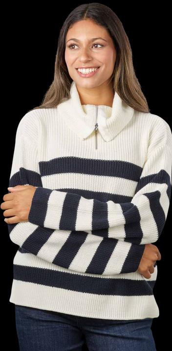 Produktbild Marc O'Polo Long Sleeve Pullover Toryer Multi/Deep Blue Sea (S)