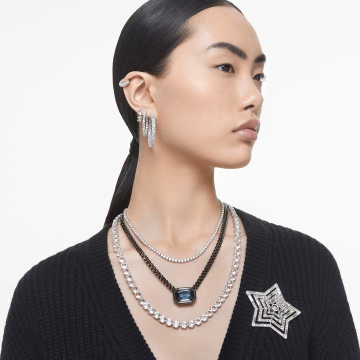 Actual product image Swarovski Millenia Creoles Triangle (Swarovski Metal)