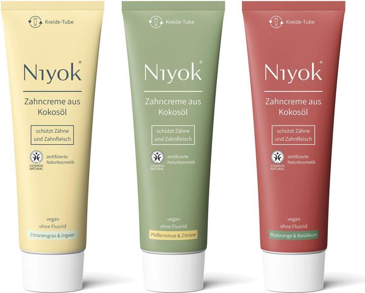 Produktbild Niyok Zahncreme Kokosöl Blutorange & Basilikum 75 ml (75 ml)