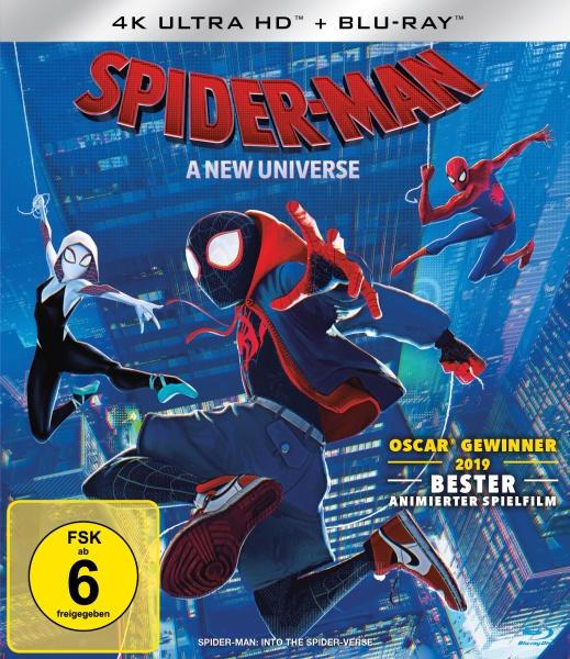 Immagine prodotto Spider-Man: Un nuovo universo - 4K Blu Ray (4k Blu-ray, 2018, Tedesco, Turco, Inglese)