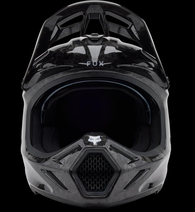 Actual product image Fox V3 RS Carbon Solid Helmet (52 - 56 cm)