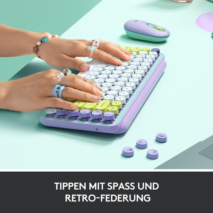 Immagine prodotto Logitech POP Keys (DE, Senza fili)