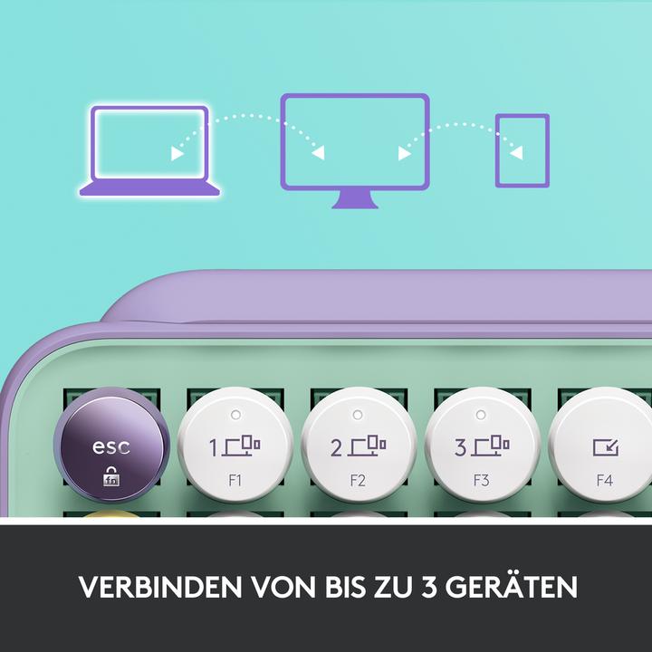 Immagine prodotto Logitech POP Keys (DE, Senza fili)