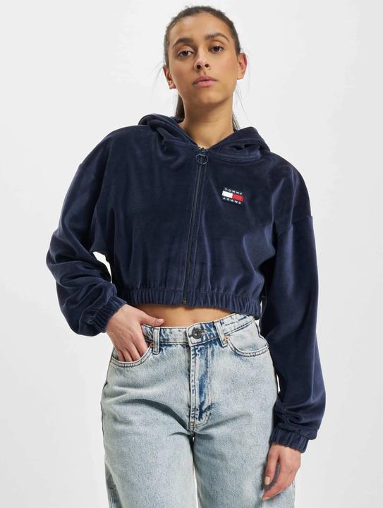 Produktbild Tommy Hilfiger Tommy Jeans Super Crop Velour - 98491 (M)