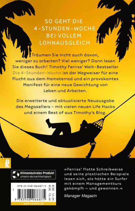 Actual product image Die 4-Stunden-Woche (German, Timothy Ferriss, 2022)