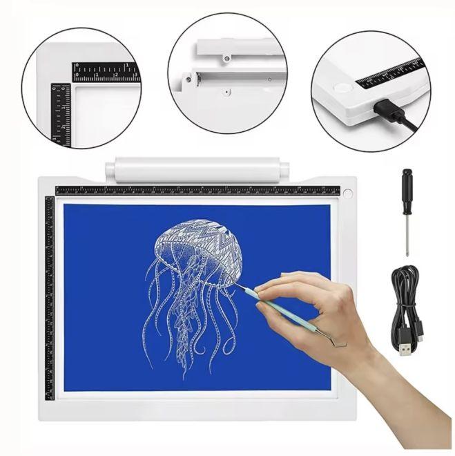 Immagine prodotto MU Classic LED Leuchttisch A4 mit 3 Helligkeitsstufen