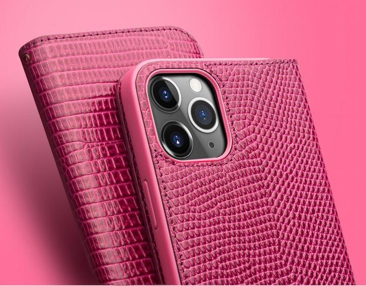 Produktbild QiAlino Hülle Croco Flip (Apple iPhone 12 mini)
