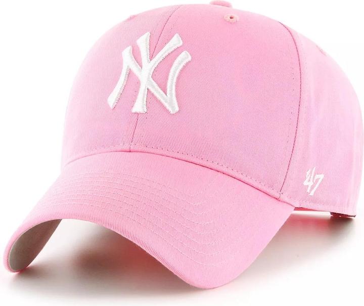 47 Brand Relaxed-Fit Kinder Cap - BASIC NY Yankees rosa - Ki (One Size)