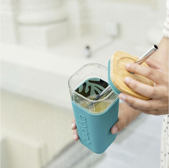 Produktbild Quokka Trinkbecher 'Liquid Cube Inner Tropical Flow' (540 ml, 1 x)