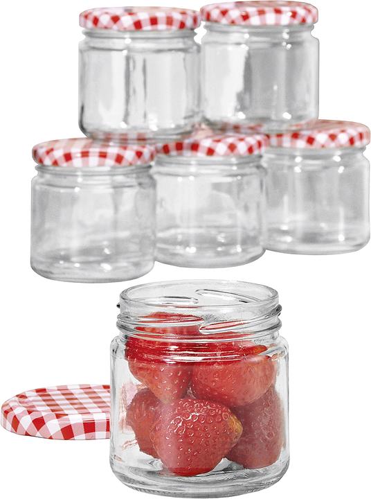 Image du produit Childhome Pot de conservation avec couvercle à visser (6 pcs, 0.21 l)