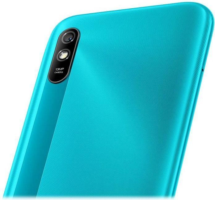 Actual product image Xiaomi Redmi 9A (32 GB, Peacock Green, 6.53", Hybrid Dual SIM, 13 Mpx, 4G)
