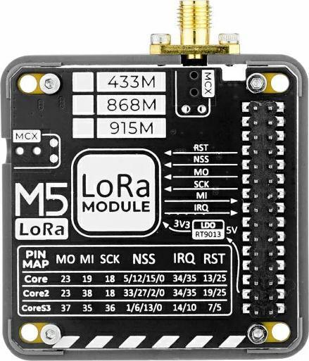 Productafbeelding M5Stack LoRa 868MHz module V1.1 met antenne