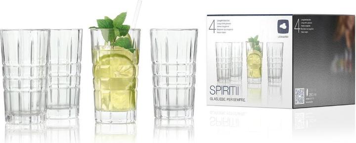 Produktbild Leonardo Longdrinkglas Spiritii 260 ml, 4 Stück, Transparent (2.60 dl, 4 x, Longdrinkgläser)