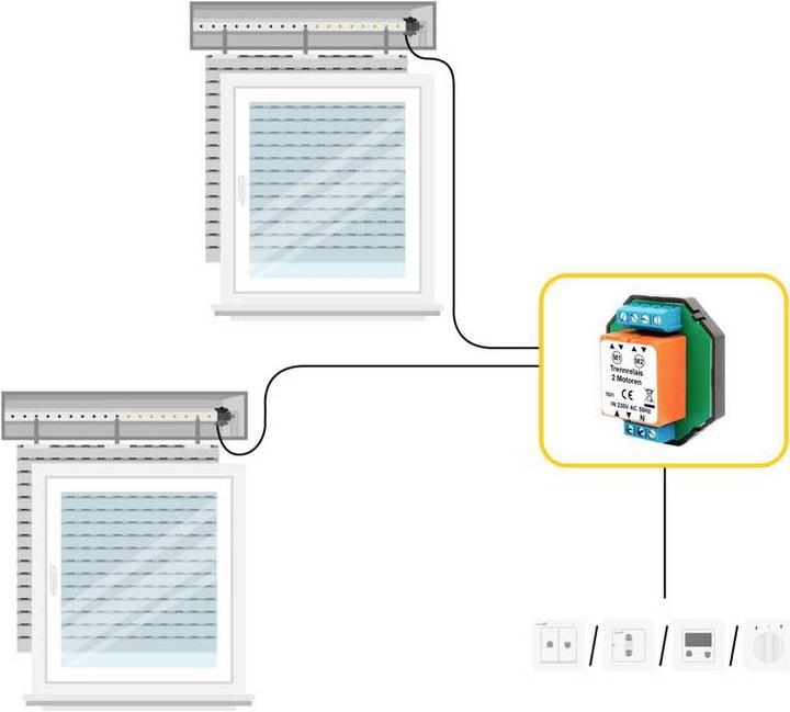 Image du produit Schellenberg 24201 Relais Convient pour (systèmes de volets roulants) Standard et Plus