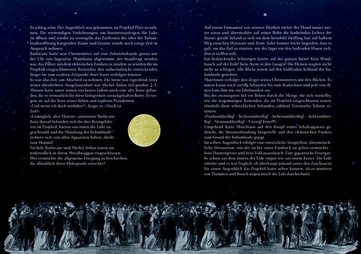 Actual product image Von der Erde zum Mond / Reise um den Mond (German, Jules Verne, 2024)