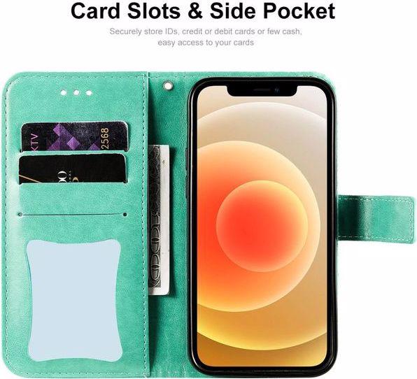 Image du produit Hat Prince Pochette en cuir avec motif floral (Apple iPhone 13 Pro Max)
