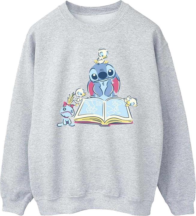 Produktbild Disney Lilo & Stitch Reading A Book Sweatshirt (M)